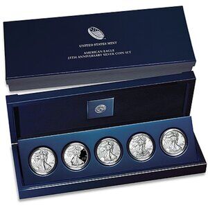 2011 American Silver Eagle 25th Anniversary Set